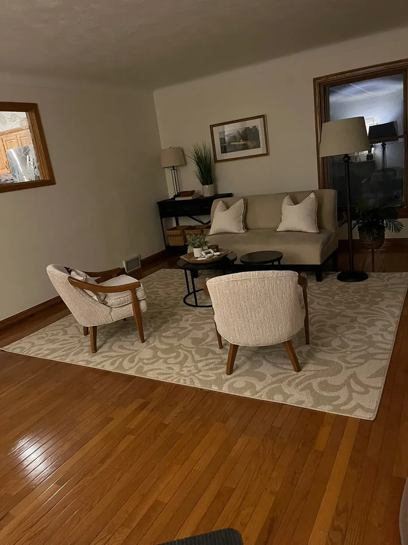 Color consultation with paint swatches in a Fort Collins home
