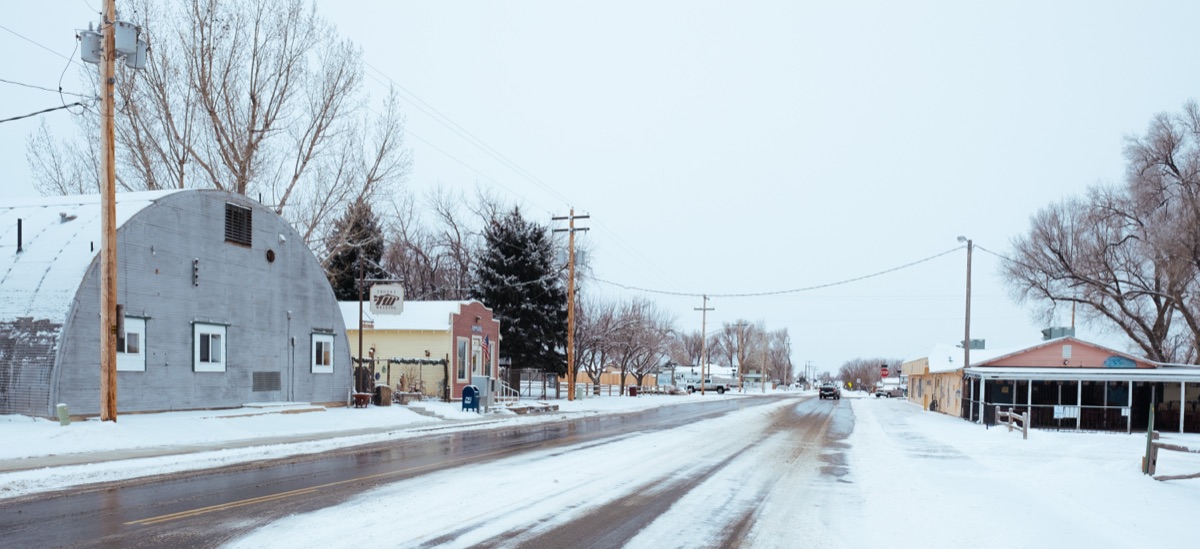 1st Street in Severance, Colorado town center
